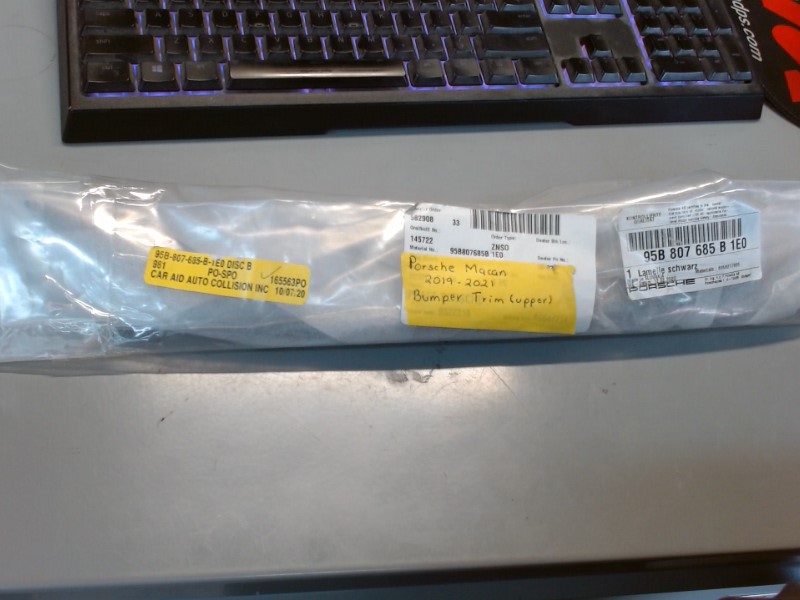 Upper Bumper Trim Upper Bumper Trim