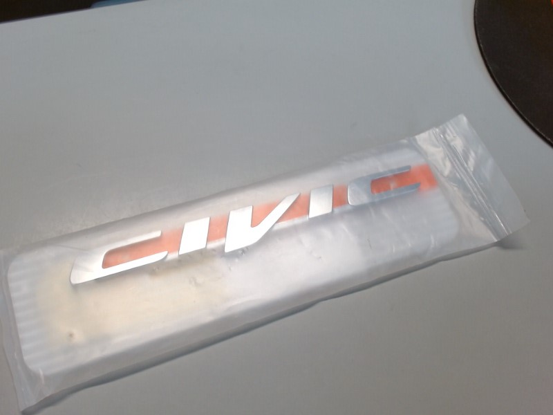 Rear Civic Emblem